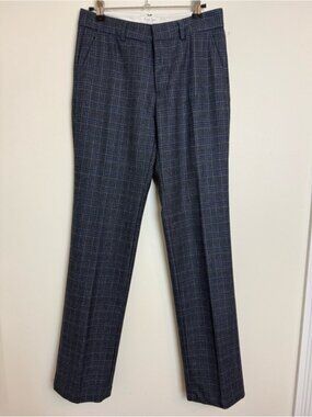 Part Two Flea PA Plaid Wool Blend Trouser Size EU 32